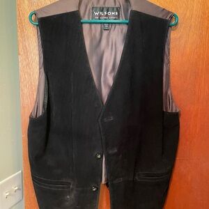 Wilsons Leather Black Vest